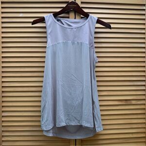 Gymshark open back tank top gray Small